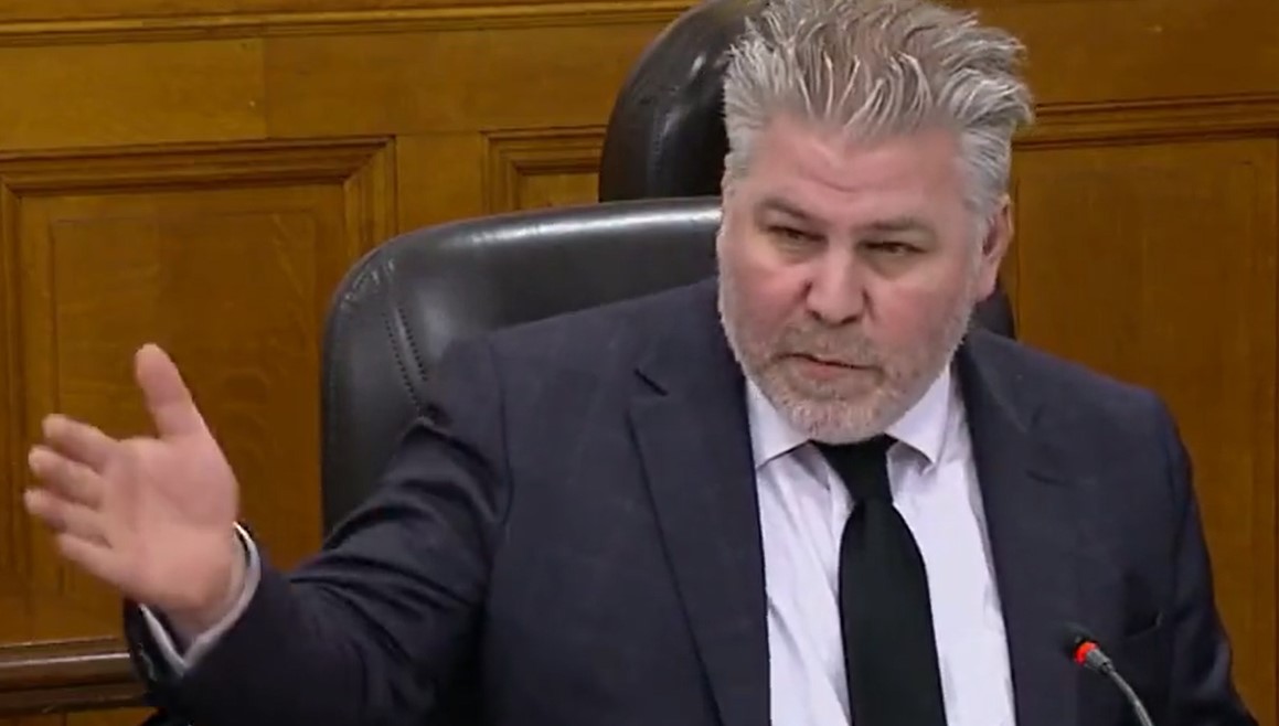 Pascal Bérubé Photo: capture d'écran Assemblée nationale du Québec
